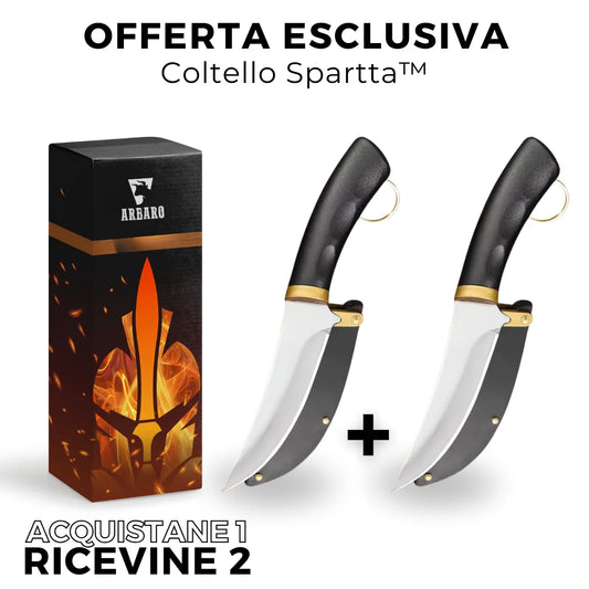(ACQUISTANE 1, RICEVINE 2 + FODERI) Il Mini Coltello Più Famoso al Mondo • Coltello Spartta™